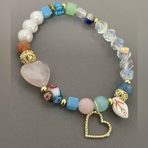 ELASTIC STOE BEADS WITH CHARM